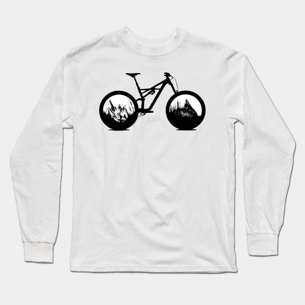 Mtb offroad Long Sleeve T-Shirt by meryrianaa